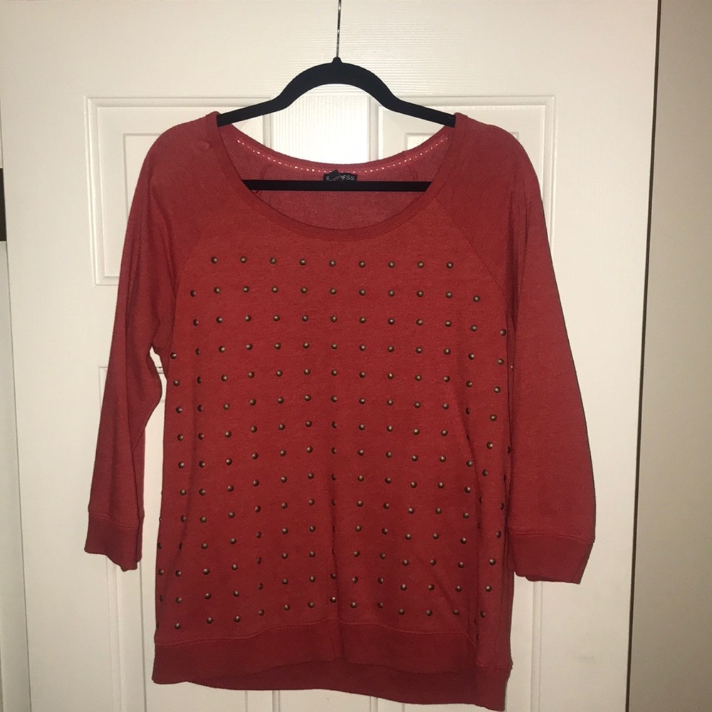 Burnt Orange Crew Sweatshirt